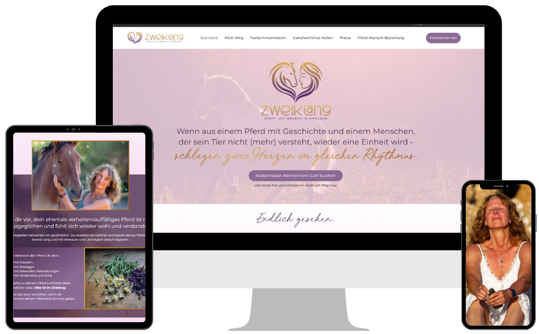 letsbefree webdesign referenzen tier zweiklang angelika schmauser